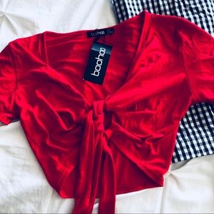 Red Tie Top